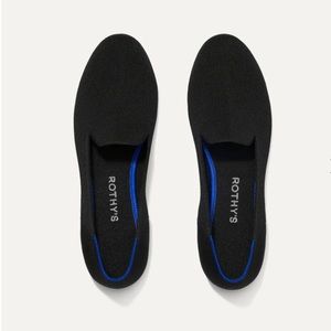 Rothys Classic Black Loafers Womens Size 9.5 Flats shoes